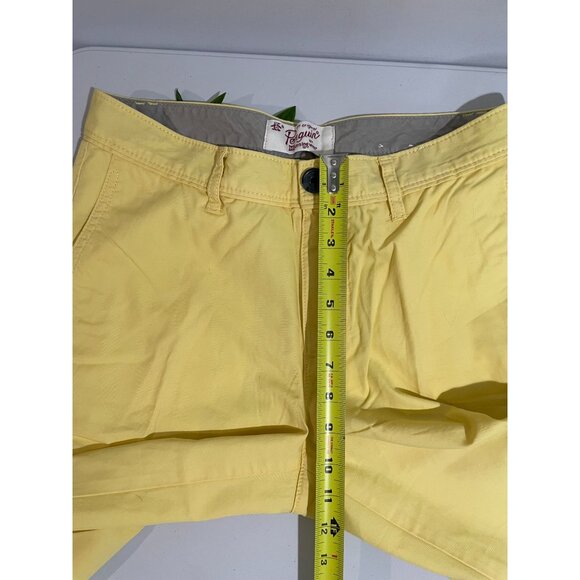 Original Penguin Mens Yellow Flat Front Shorts Sz.30 Cotton Blend - Picture 9 of 13
